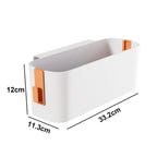 Bedside Storage Caddy with Hooks