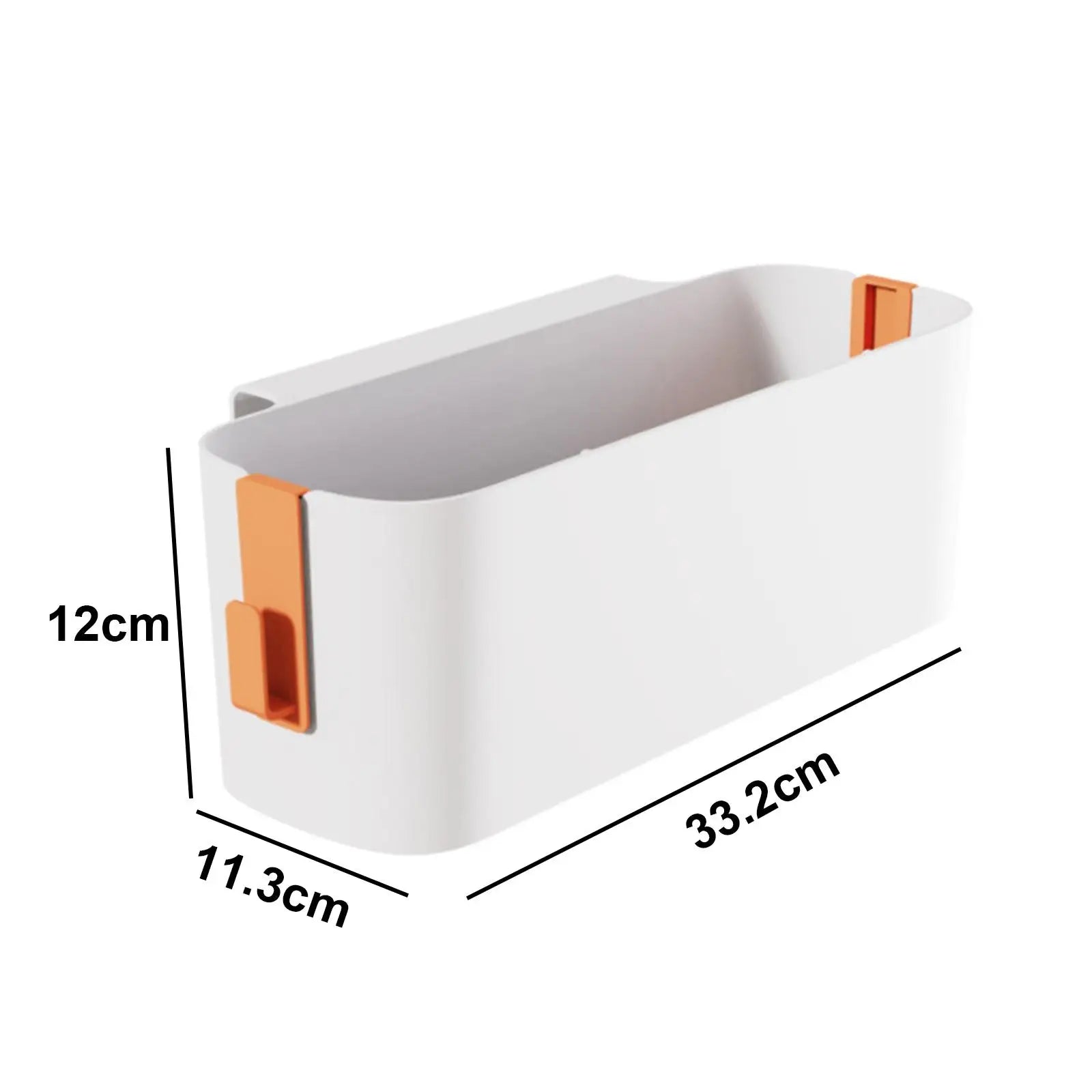 Bedside Storage Caddy with Hooks