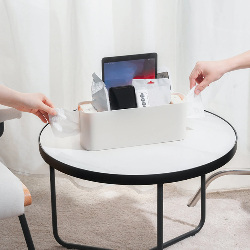 Bedside Storage Caddy with Hooks