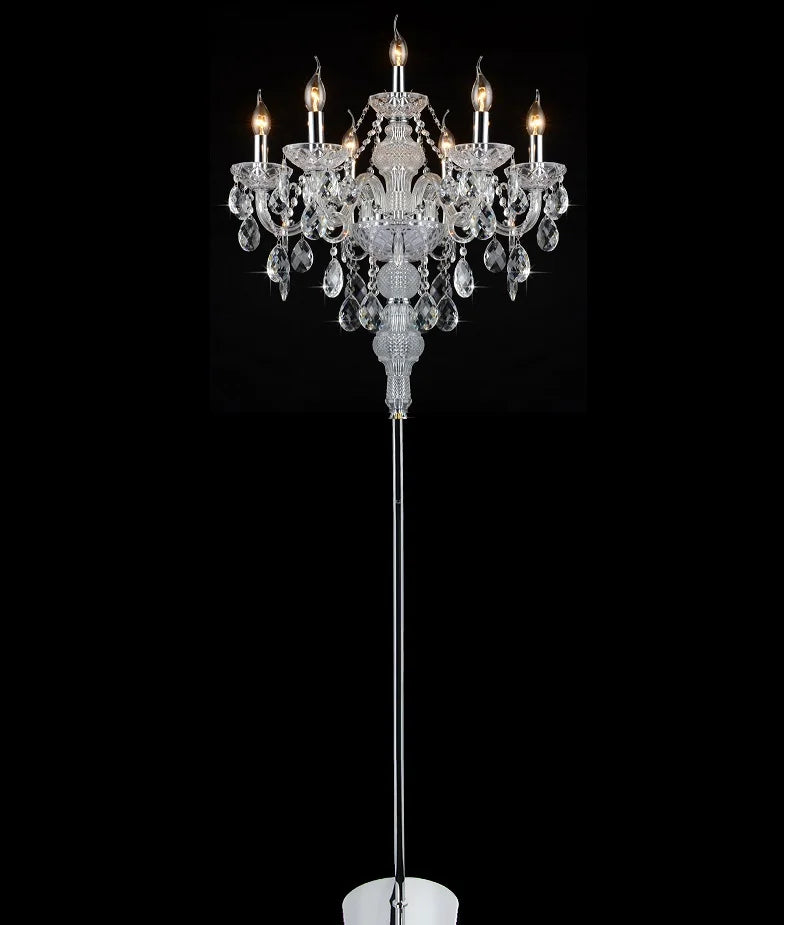 Luxury Crystal Floor Lamp