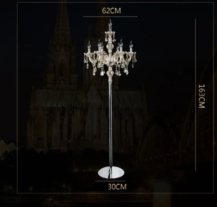 Luxury Crystal Floor Lamp