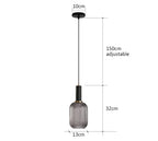 Colorful Glass Vintage Pendant Light
