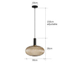 Colorful Glass Vintage Pendant Light