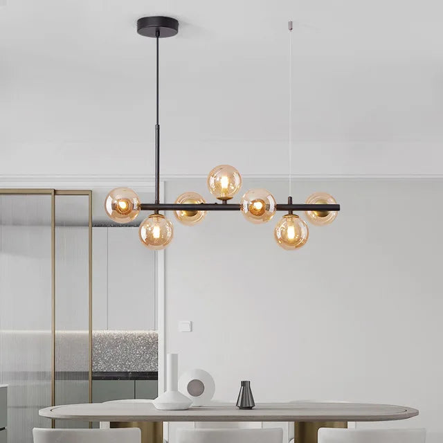 Modern Gold Glass Pendant Lighting