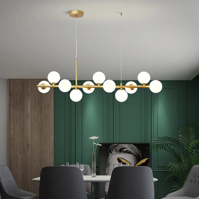 Modern Gold Glass Pendant Lighting
