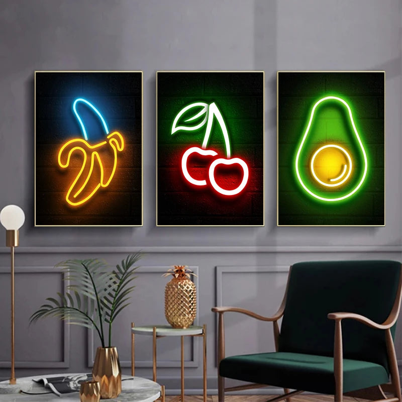 Vibrant Fruit Canvas Wall Art