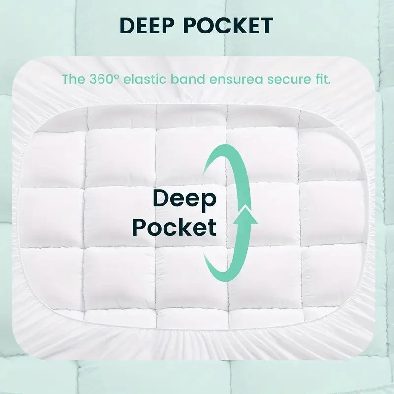 Extra Thick Cooling Mattress Topper