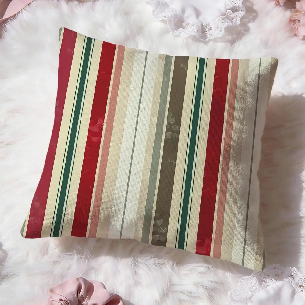 Premium Reversible Striped Cushion