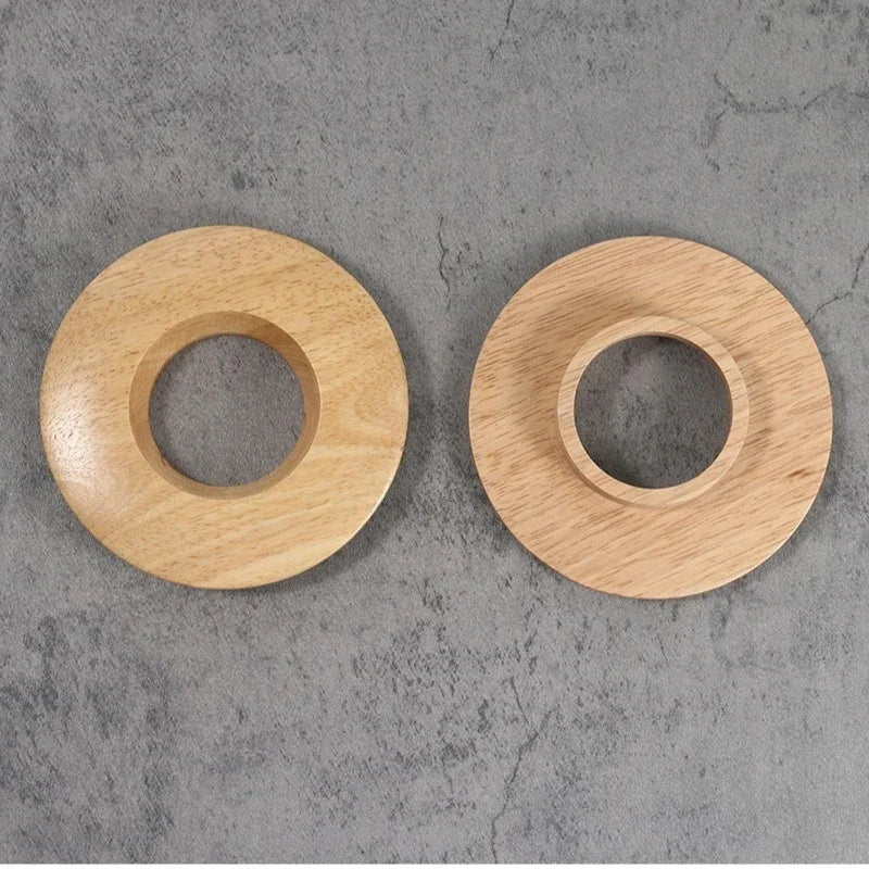 Wooden Pour-Over Coffee Stand