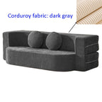 Compact Fabric Sofa Bed