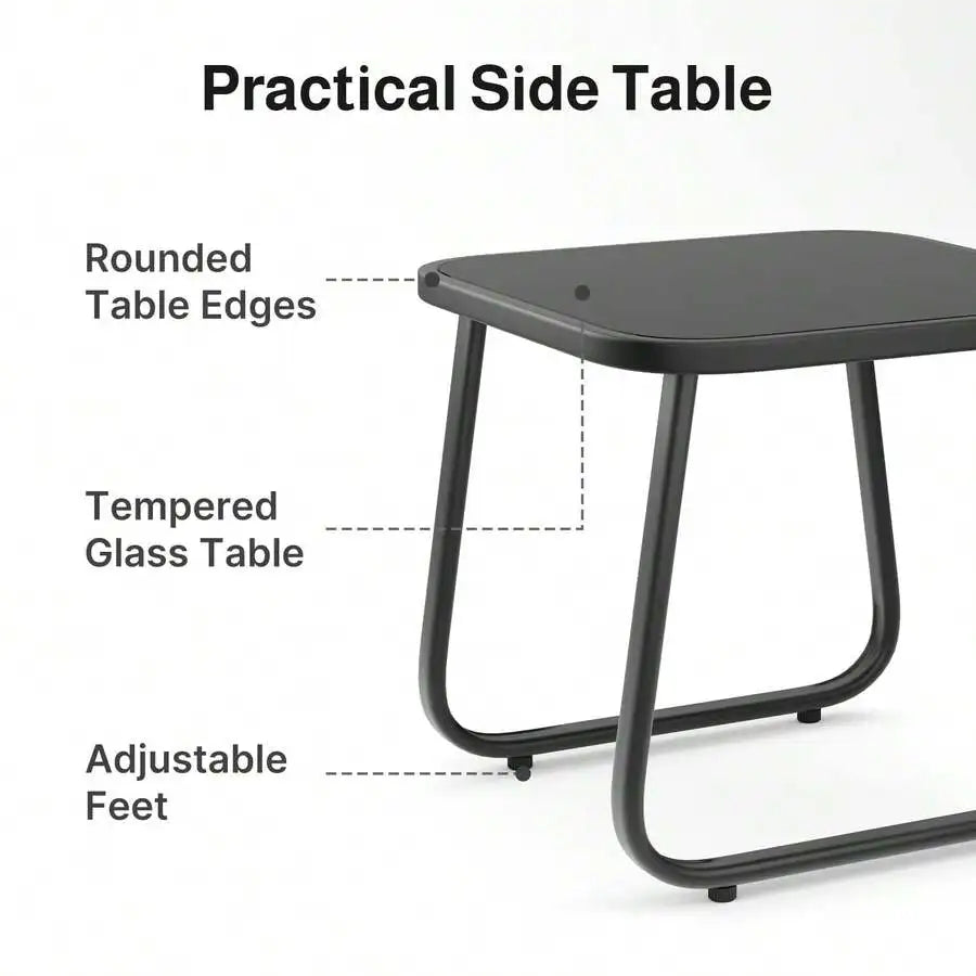 Textilene Rocking Bistro Set
