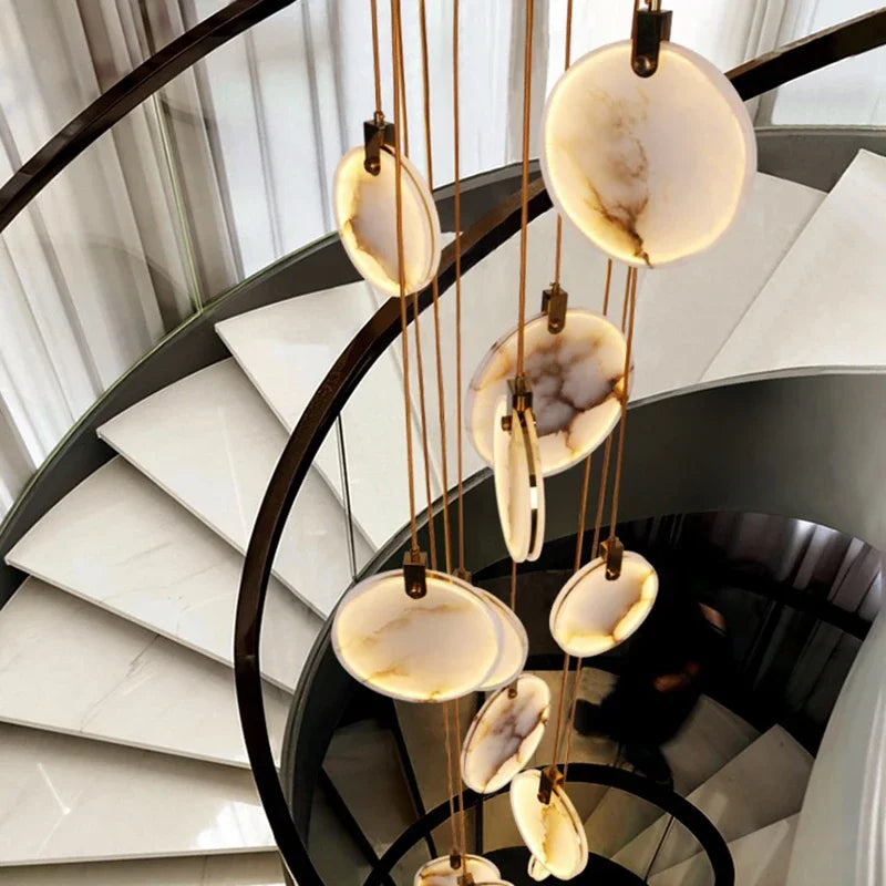 Modern LED Marble Pendant Chandelier