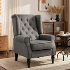 Tufted Wingback Accent Chair