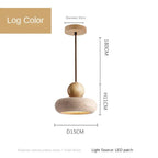 Natural Agate Stone Pendant Light