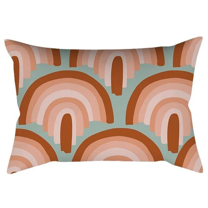 Stylish Nordic Printed Lumbar Cover