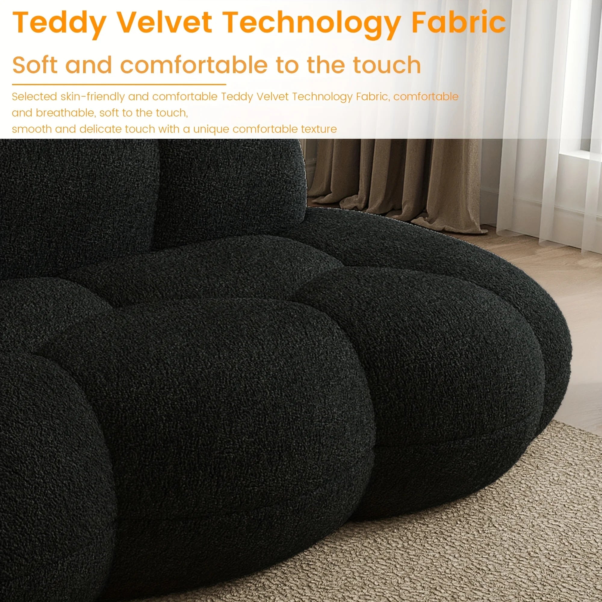 Modern Cloud Shaped Comfy Sofa