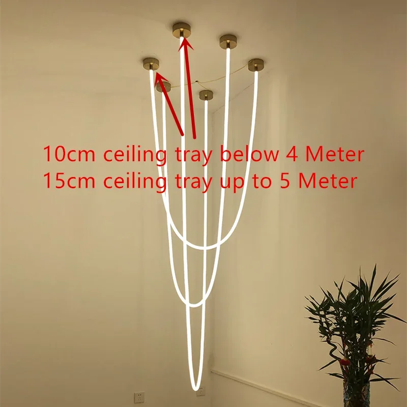 Nordic Loop Chandelier Art Design