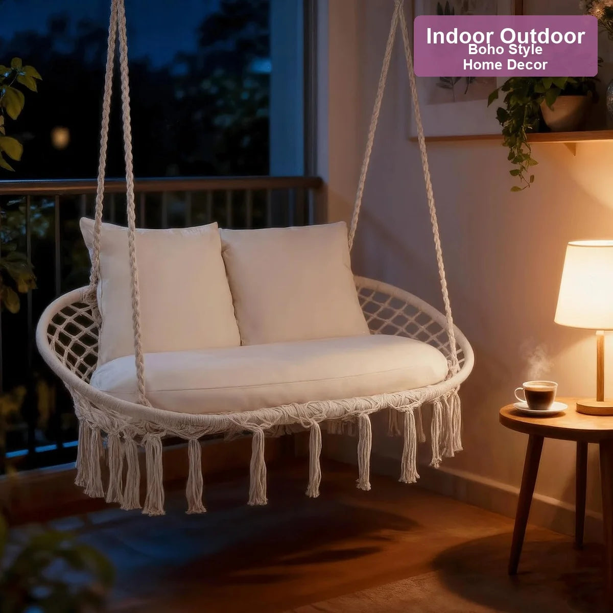 Macrame Hammock Swing Chair