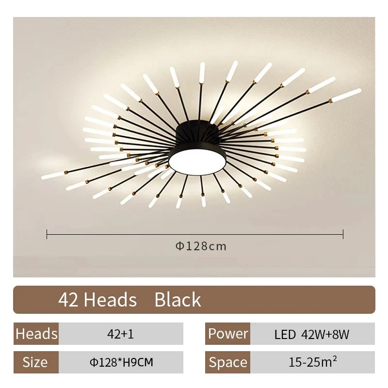 Fan-Shaped LED Ceiling Lamp