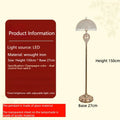 French Luxury Glass LED Floor Lamp