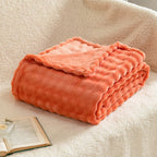 Sage Green Bubble Fleece Blanket