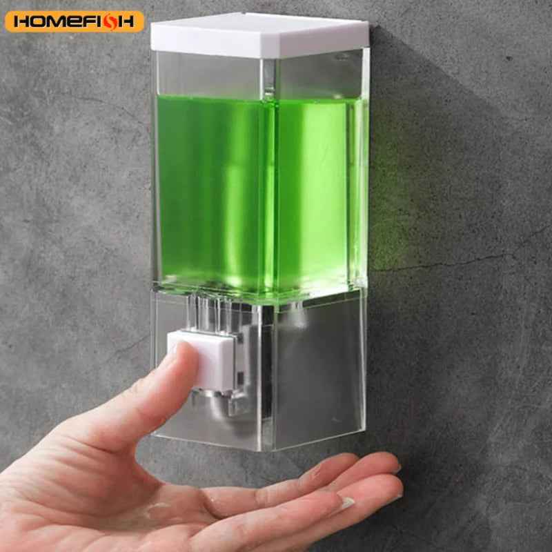 Transparent Wall-Mounted Soap Dispenser
