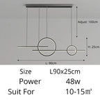 Modern Aluminum Pendant Light