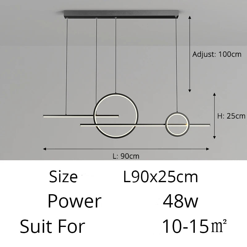Modern Aluminum Pendant Light
