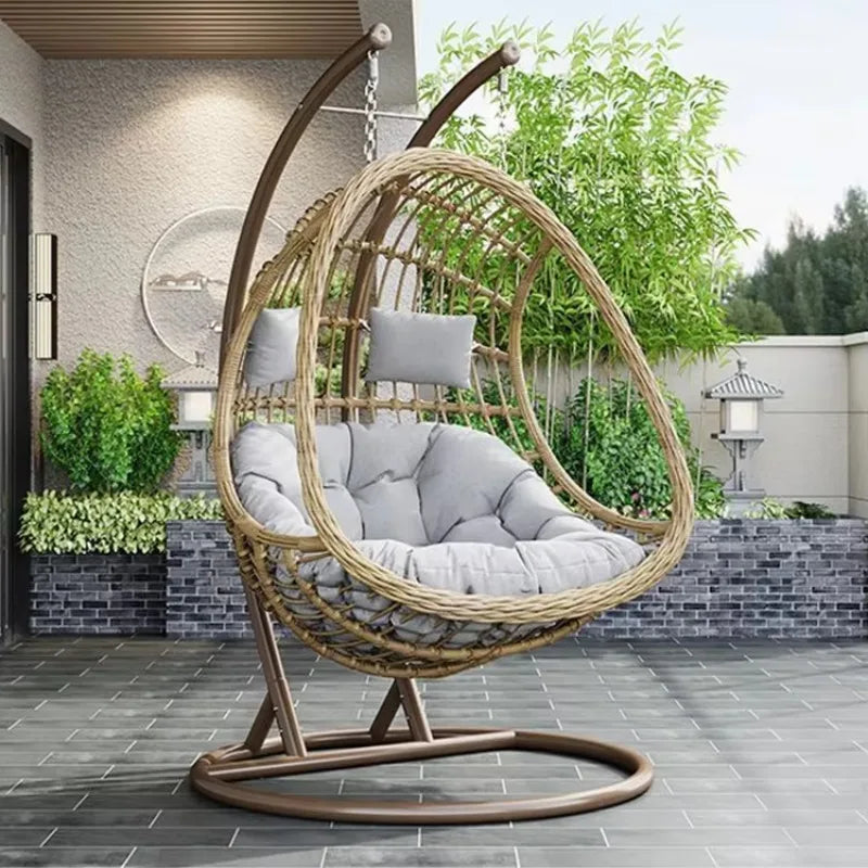 Hanging Egg Swing Chair Set