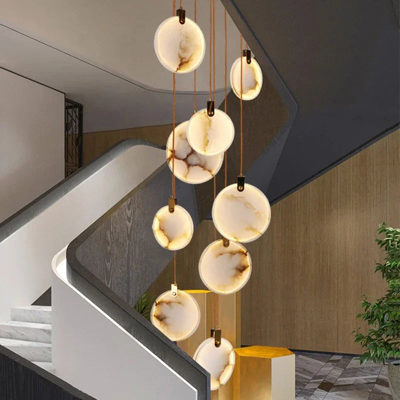 Modern LED Marble Pendant Chandelier