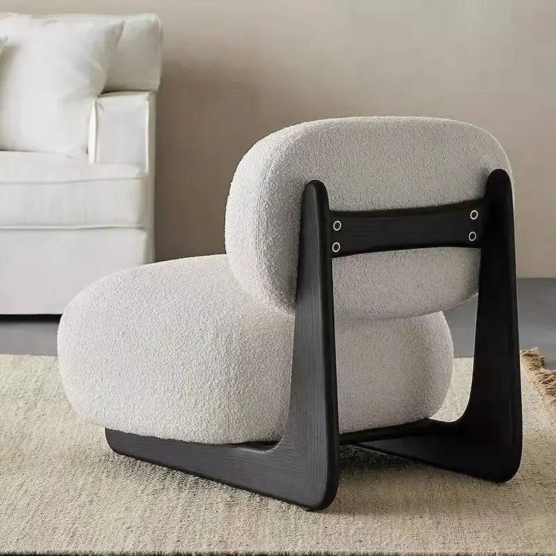Luxury Velvet Nordic Armchair