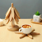 Wooden Tree Design Heat Trivet
