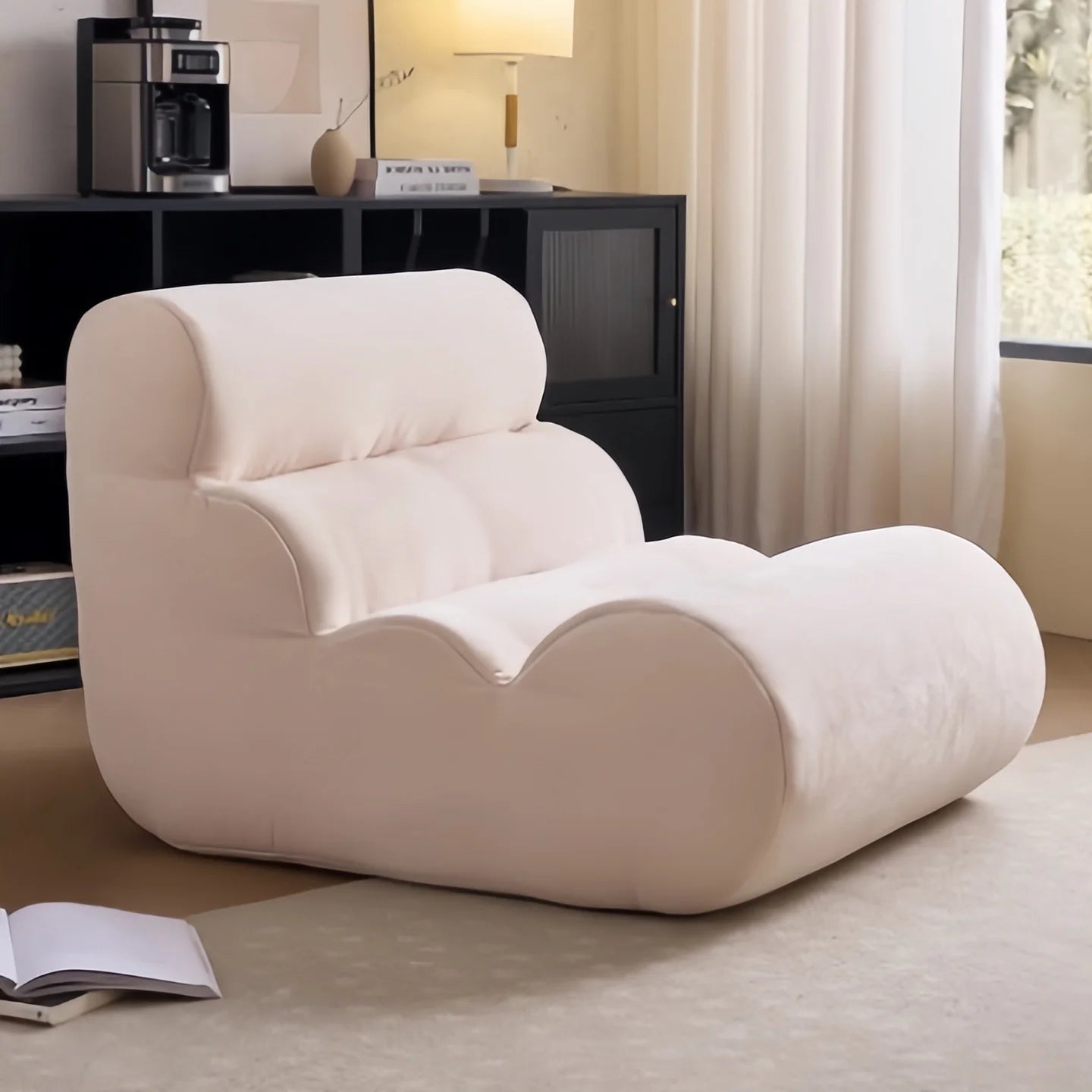 Modern Curved Lounge Chair Sofa