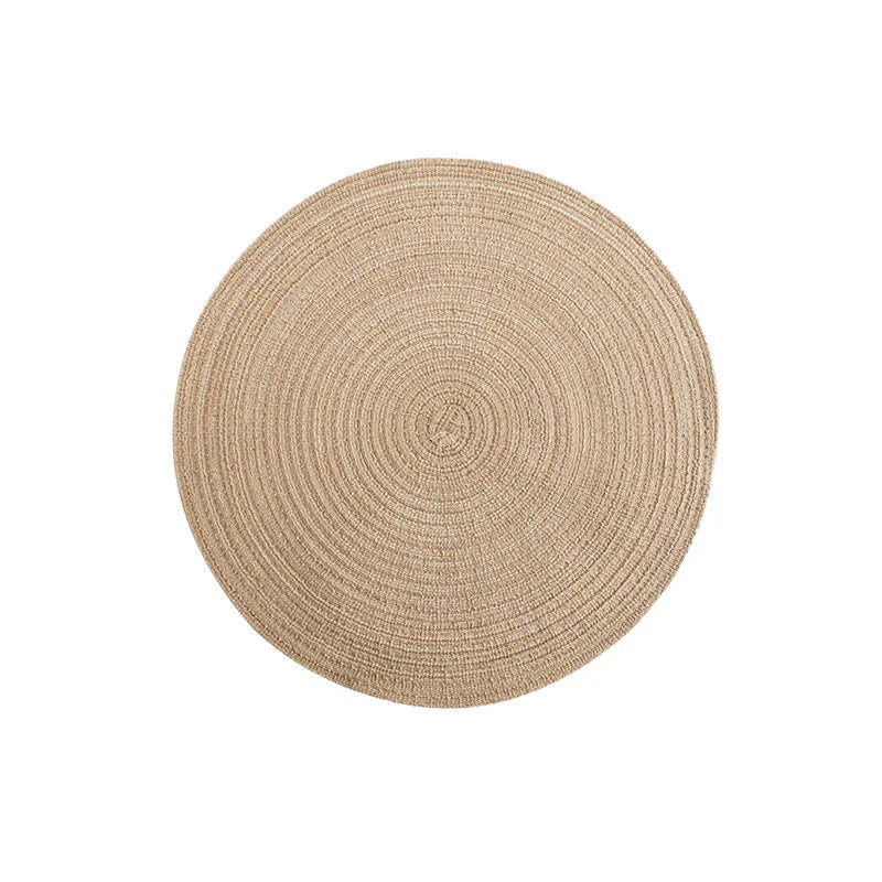 Nordic Cotton Yarn Round Placemats