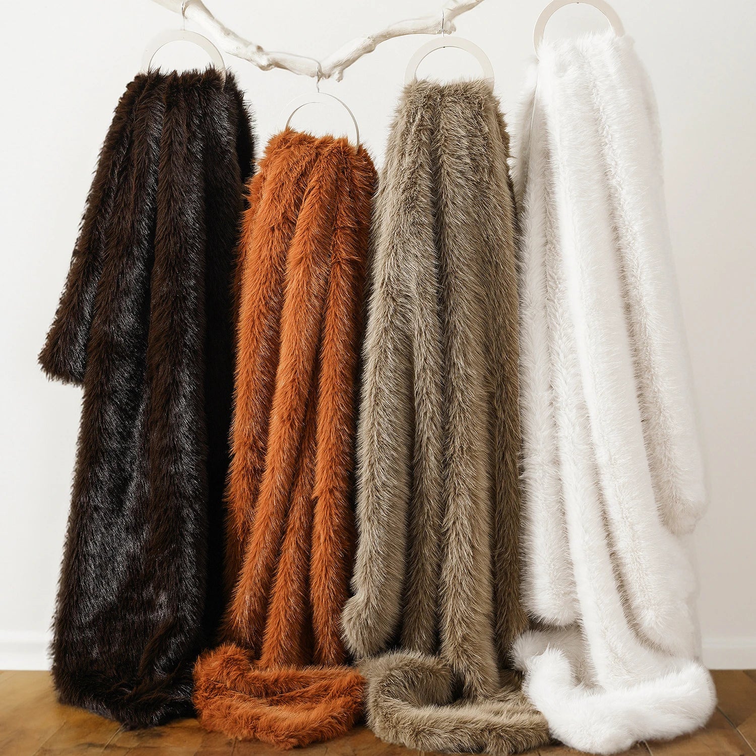 Luxury Faux Fur Throw Blanket