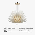 Modern Art Glass LED Chandelier