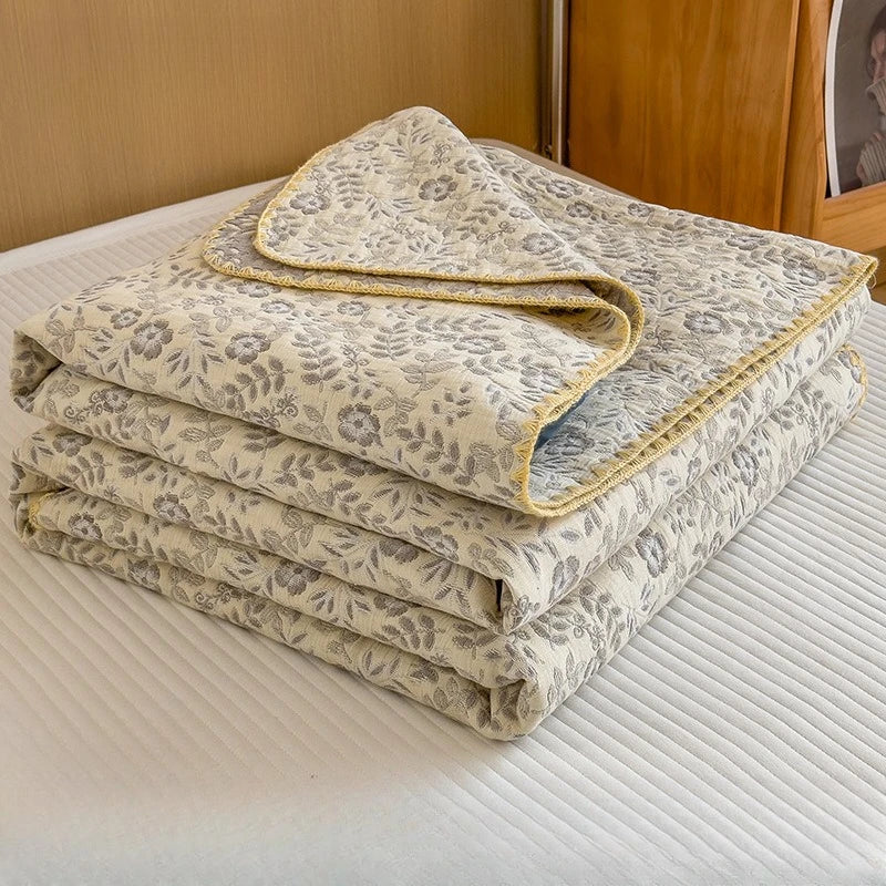 Cotton Gauze Summer Quilt Blanket