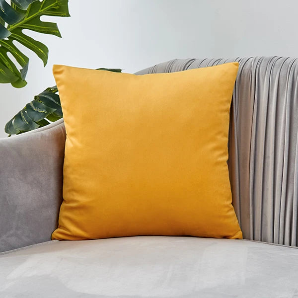 Plush Velvet Sofa Cushion Cover