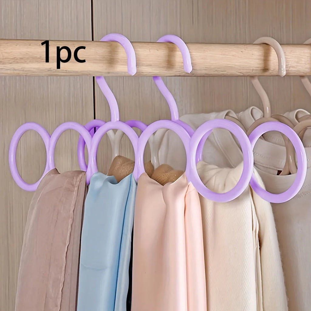 Five-Ring Multi-Function Closet Hanger