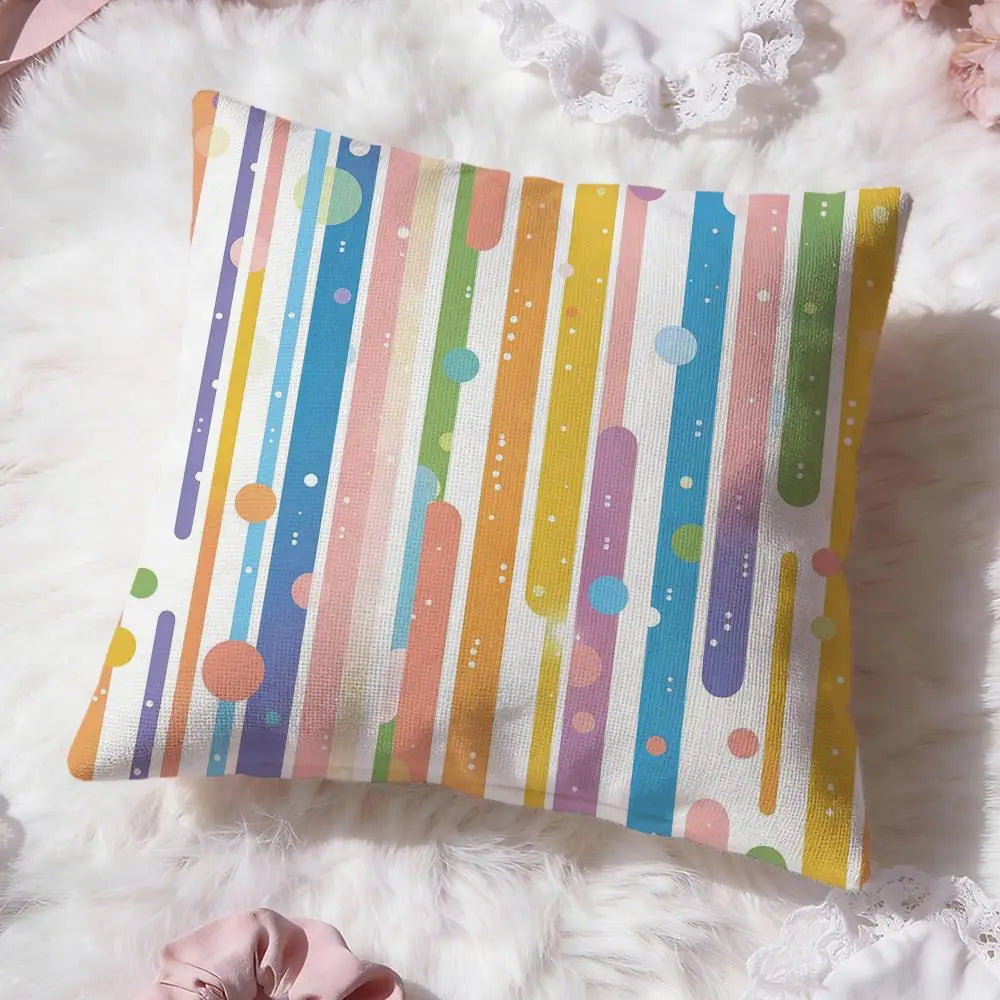 Premium Reversible Striped Cushion