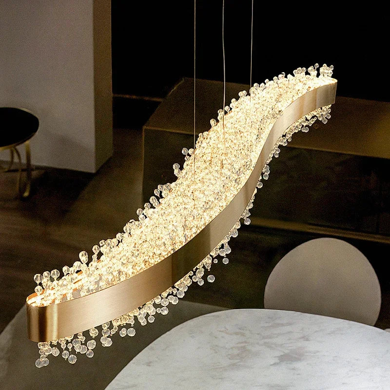 Luxury LED Crystal Chandelier Fixture