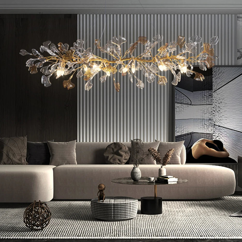 Nordic Glazed Glass Chandelier