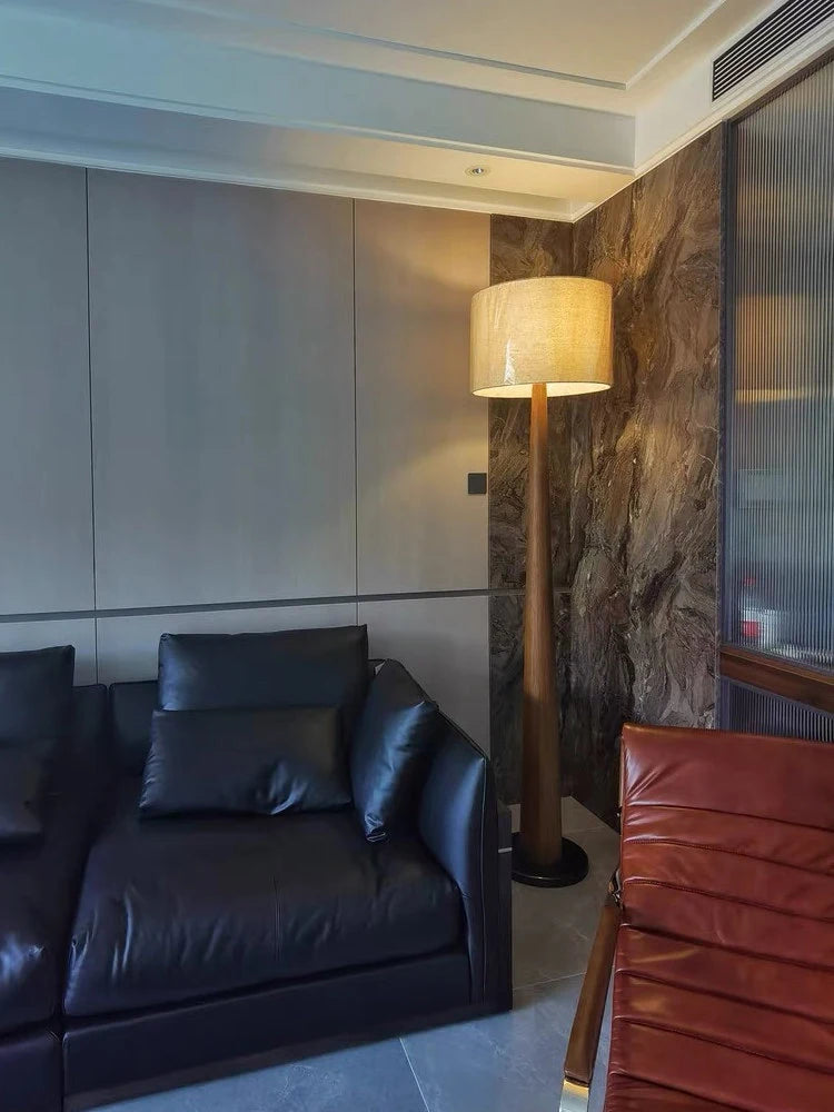 Luxury Wooden Floor Lamp