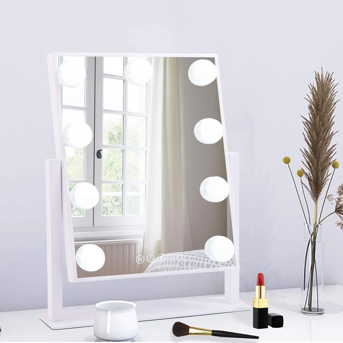 Hollywood Vanity Mirror with 9 LED Bulbs