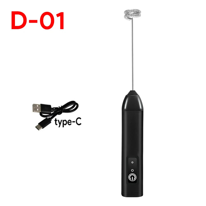 Type-C Rechargeable Milk Frother