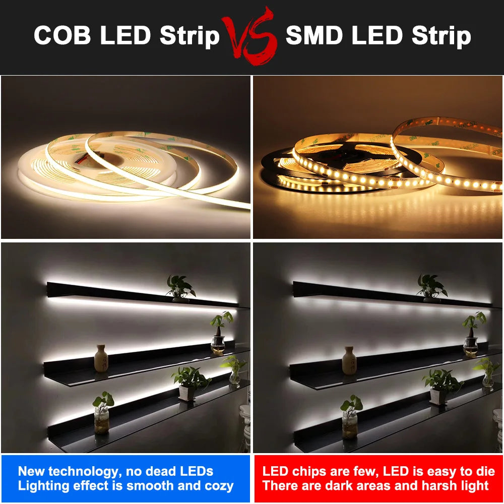 Flexible COB LED Strip Light Bar