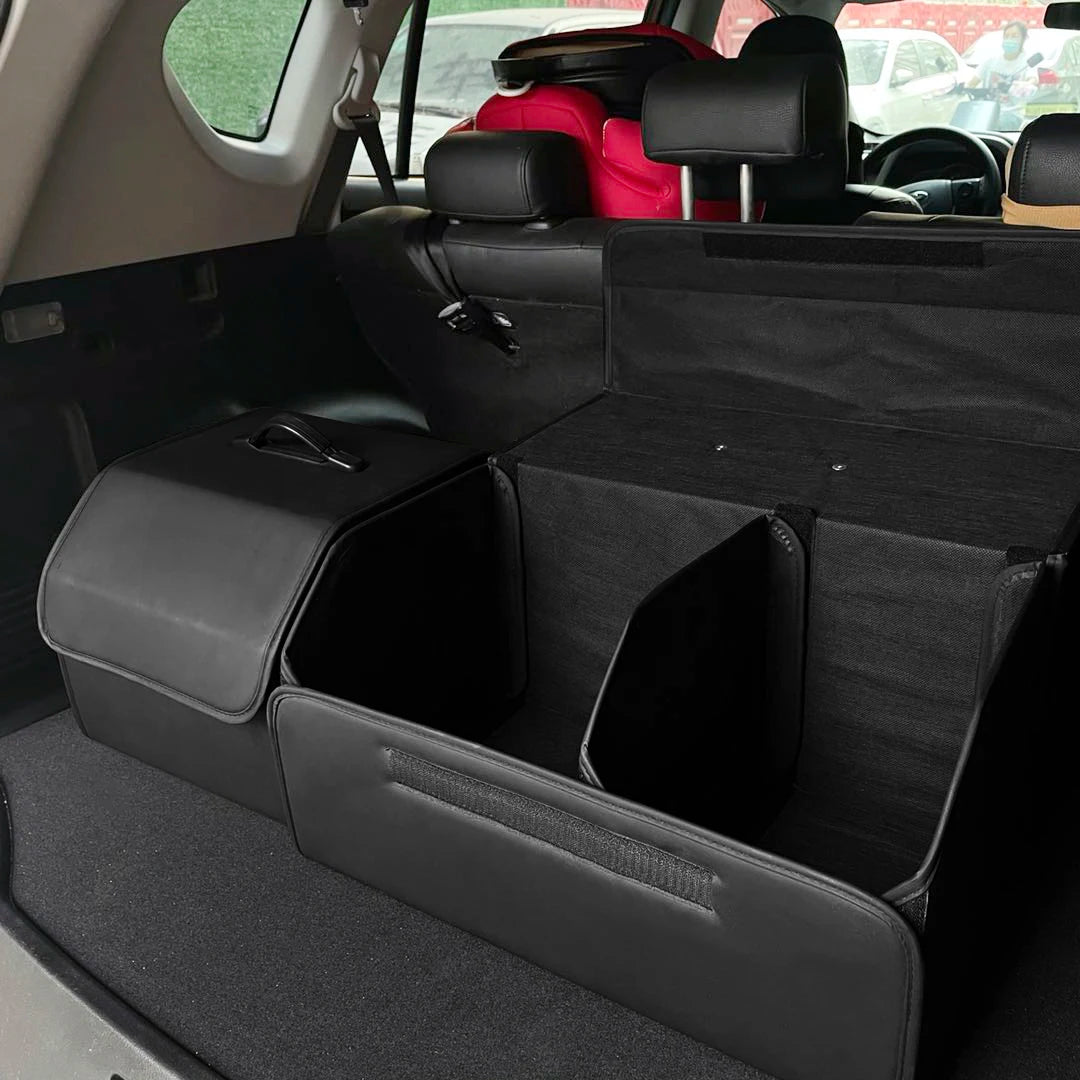 Premium Leather Trunk Organizer