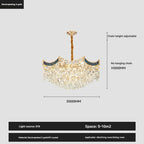 Elegant Crystal Chandelier Designer Light