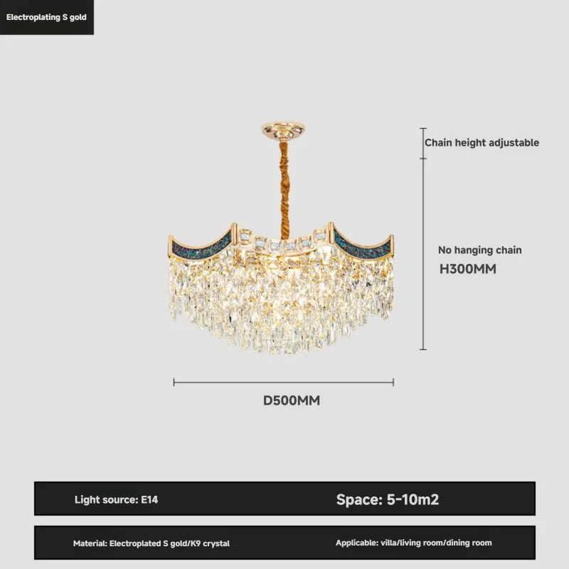 Elegant Crystal Chandelier Designer Light