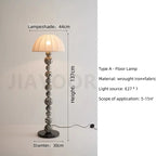 Medieval Zebra Floor Lamp